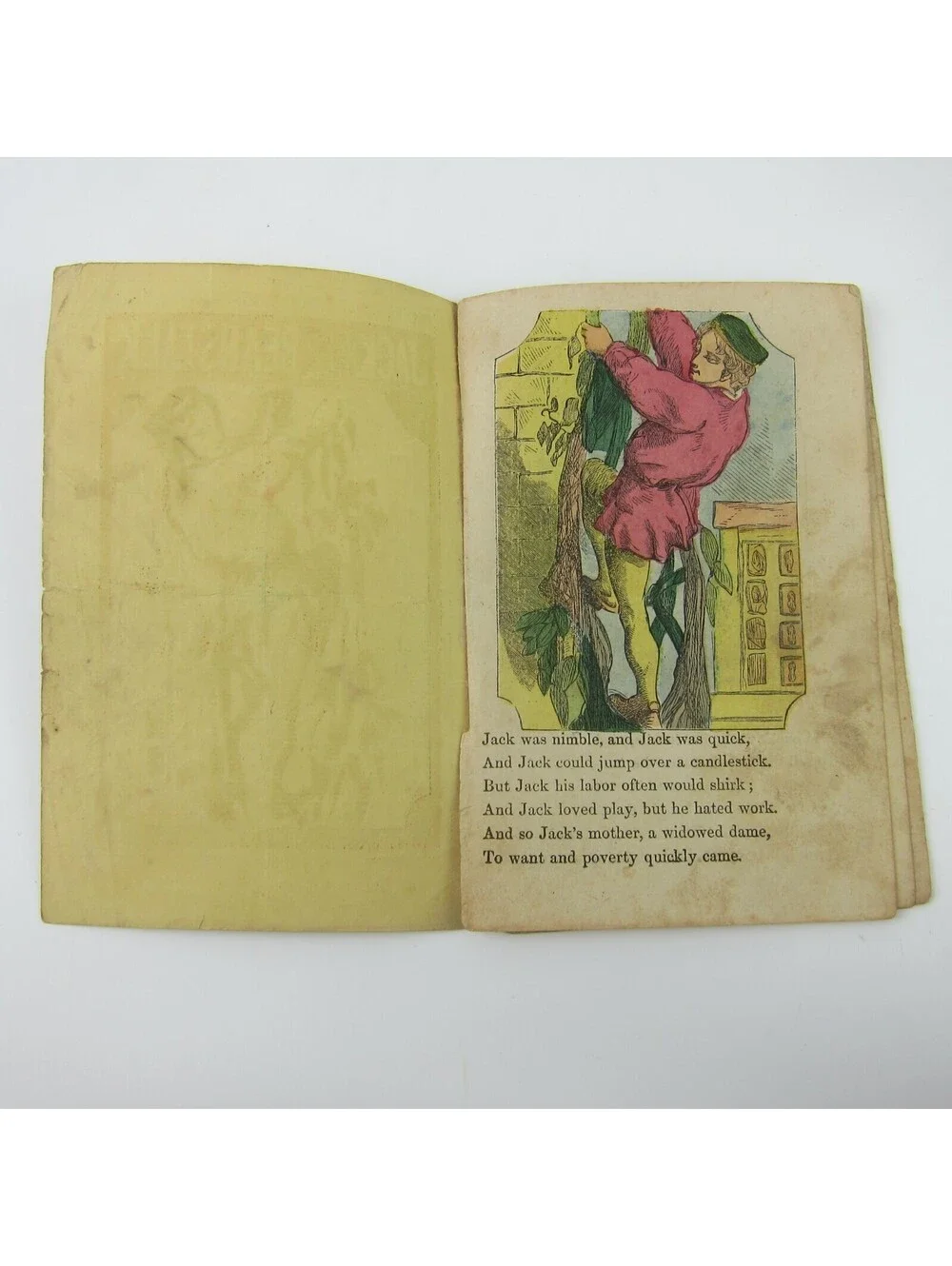 Victorian Book Jack & the Beanstalk Dora Dimple Series Porter & Coates Antique